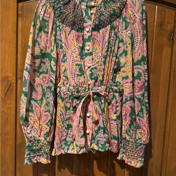 Zimmermann Tops - Zimmermann size 1 Colorful Paisley Blouse